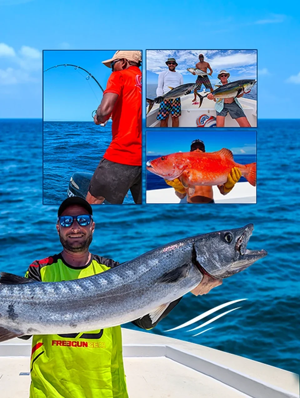 Pêche au gros à Madagascar au départ de Nosy be avec un équipage expert en pêche sportive