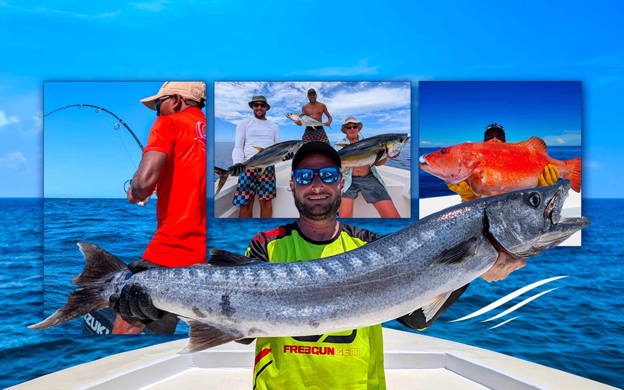 Pêche au gros à Madagascar au départ de Nosy be avec un équipage expert en pêche sportive