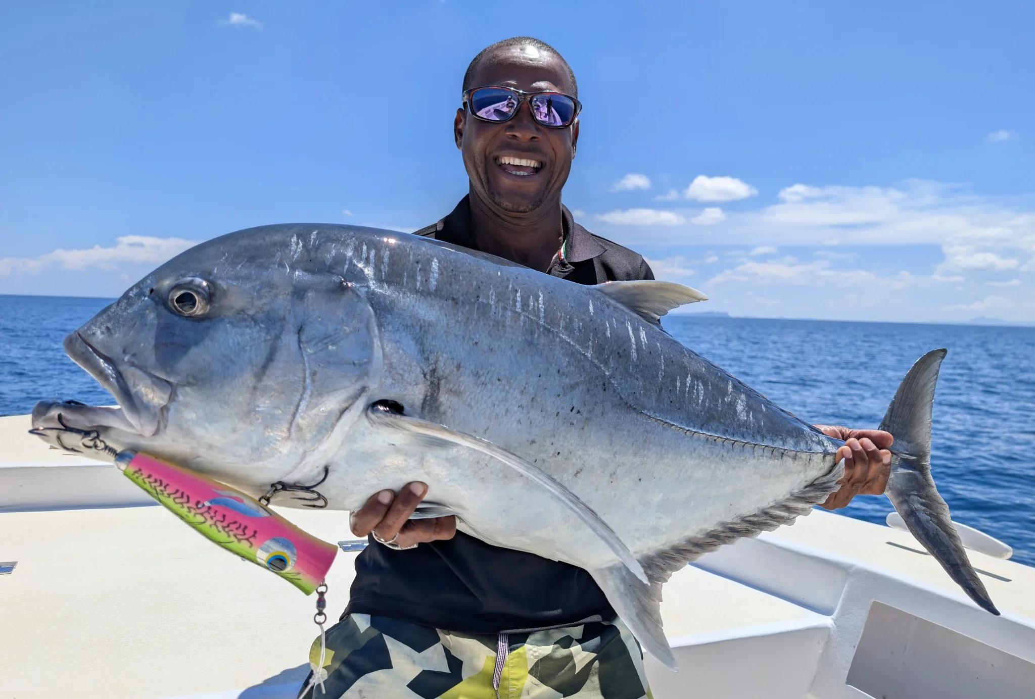 La Baie du Courrier à Madagascar est une zone privilégiée pour la pêche au popper